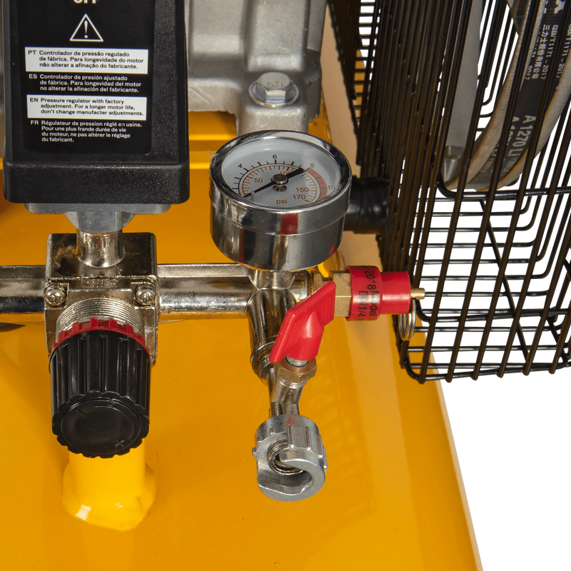 Compresor Vito (VICOC100) de 100 L con transmisión por correa