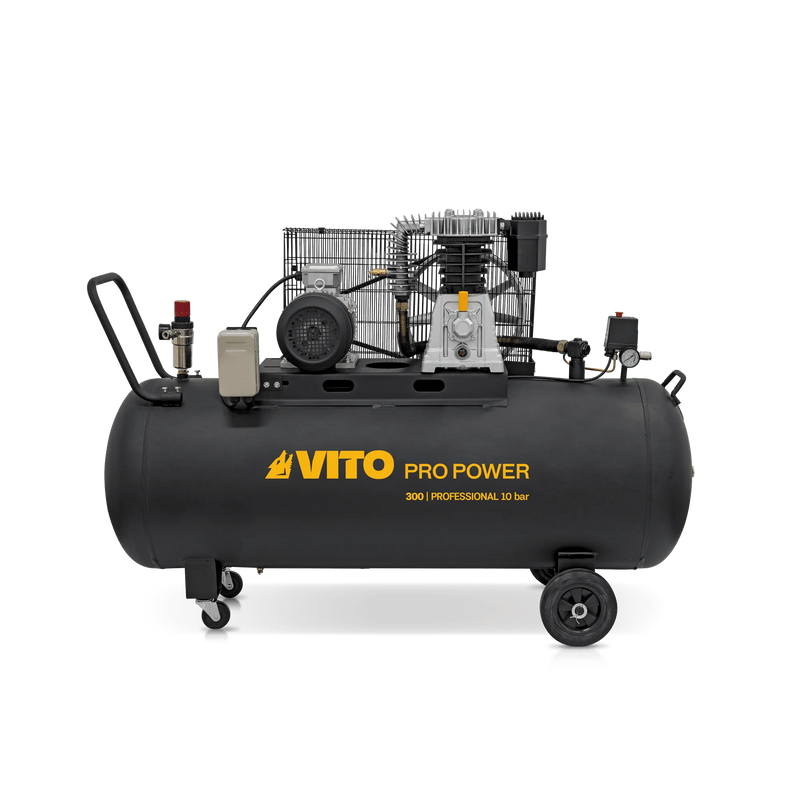 Compresor de correa trifásico Vito (VICOC300B) 300 10 bar 5,5 hp