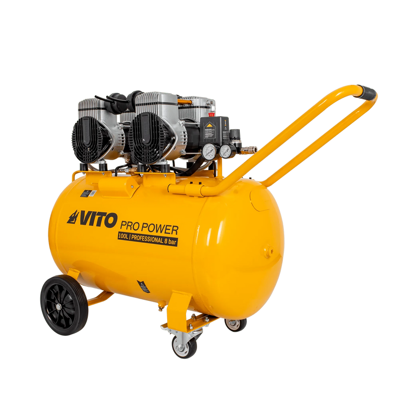 Vito (VICSOS100) Silent Oil-Free Air Compressor 100l 8 Bar 4.0hp