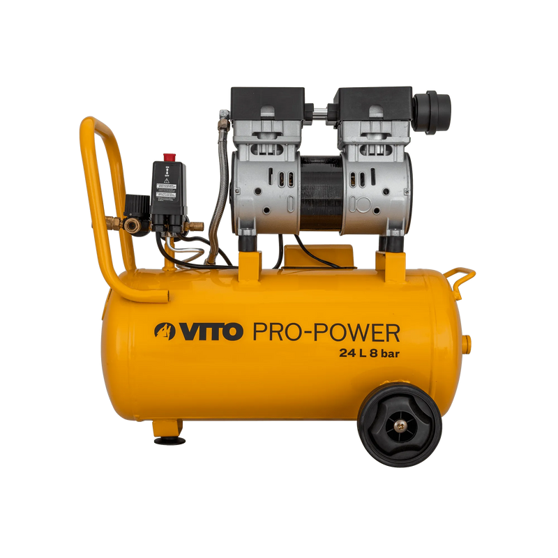 Vito (VICSOS25) Silent Oil-Free Air Compressor 24l 8 Bar 1.0hp