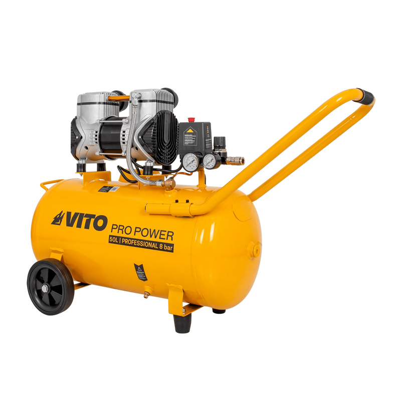 Vito (VICSOS50A) Silent Oil-Free Air Compressor 50l 8Bar 2.0hp
