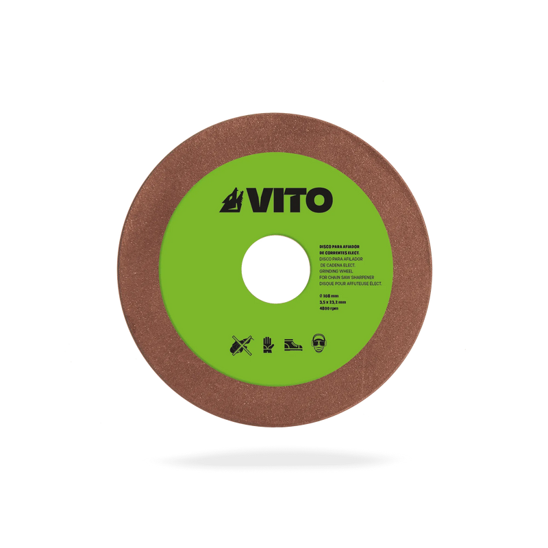 Roda de desbaste Vito (VIDAF) para afiador de motosserra