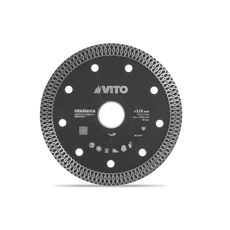 Vito (VIDCC115) Ultra Thin Ceramic Diamond Cutting Disc