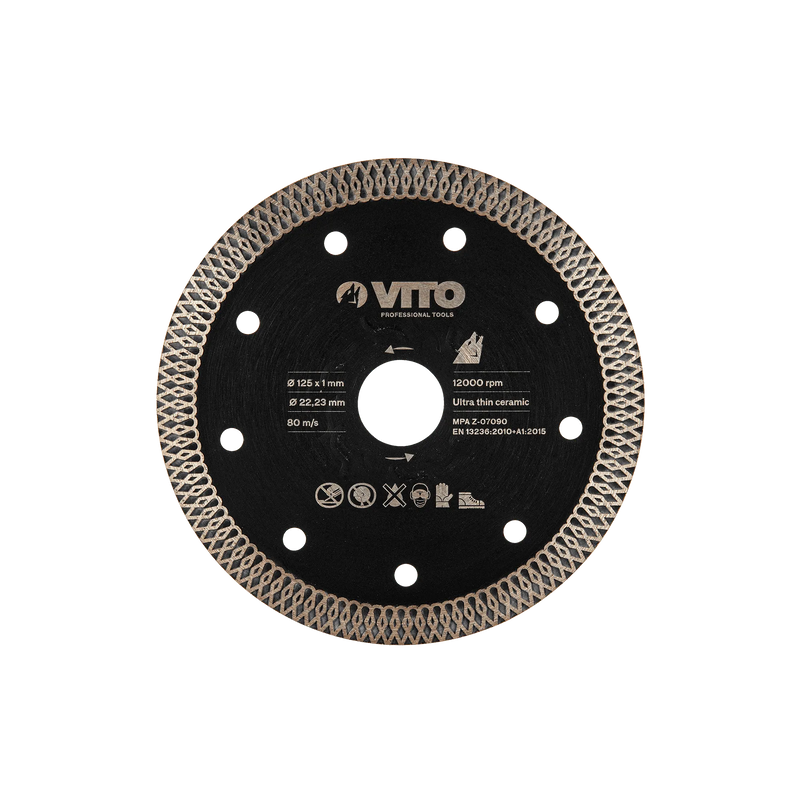 Vito (VIDCC115) Ultra Thin Ceramic Diamond Cutting Disc
