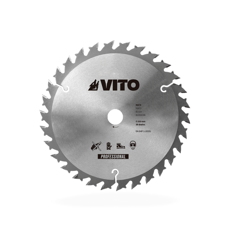 Lâmina de Corte de Mato/Relva Pro com Ponta de Diamante 30 Dentes Vito (VIDEP30)