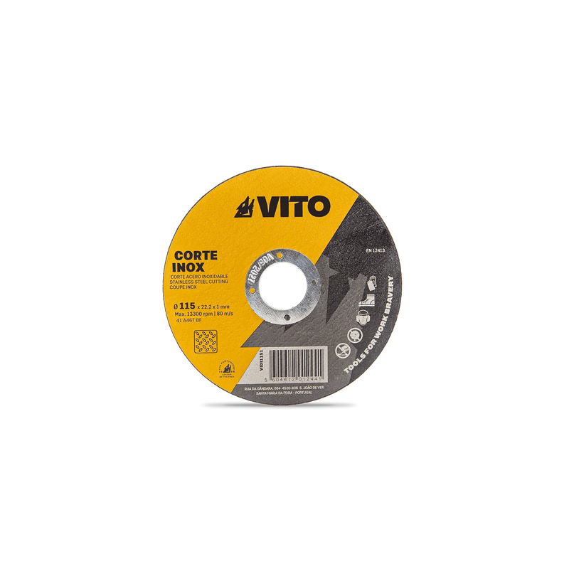 Vito (VIDI1151) Stainless Steel Cutting Disc
