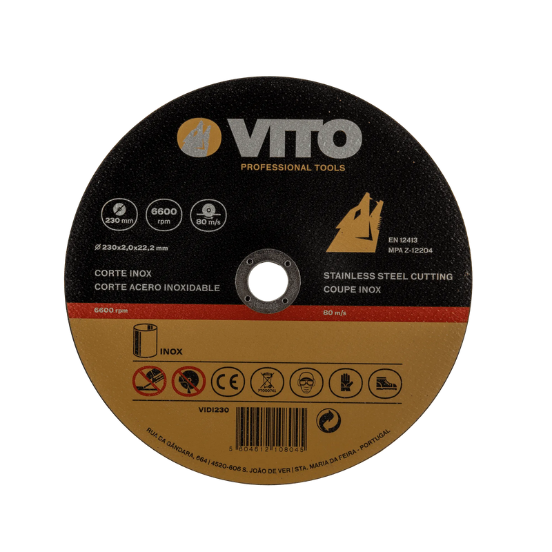 Vito (VIDI1151) Stainless Steel Cutting Disc