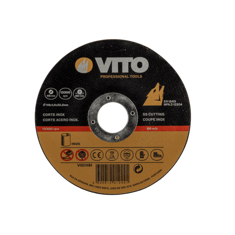 Vito (VIDI1151) Stainless Steel Cutting Disc