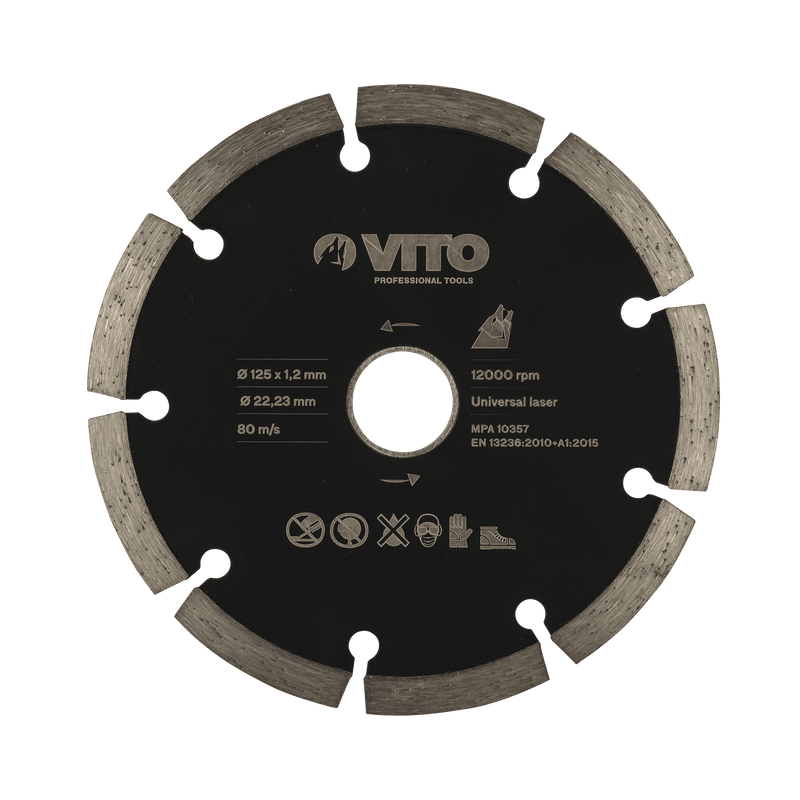 Vito (VIDL115) Disco de Diamante Segmentado Universal