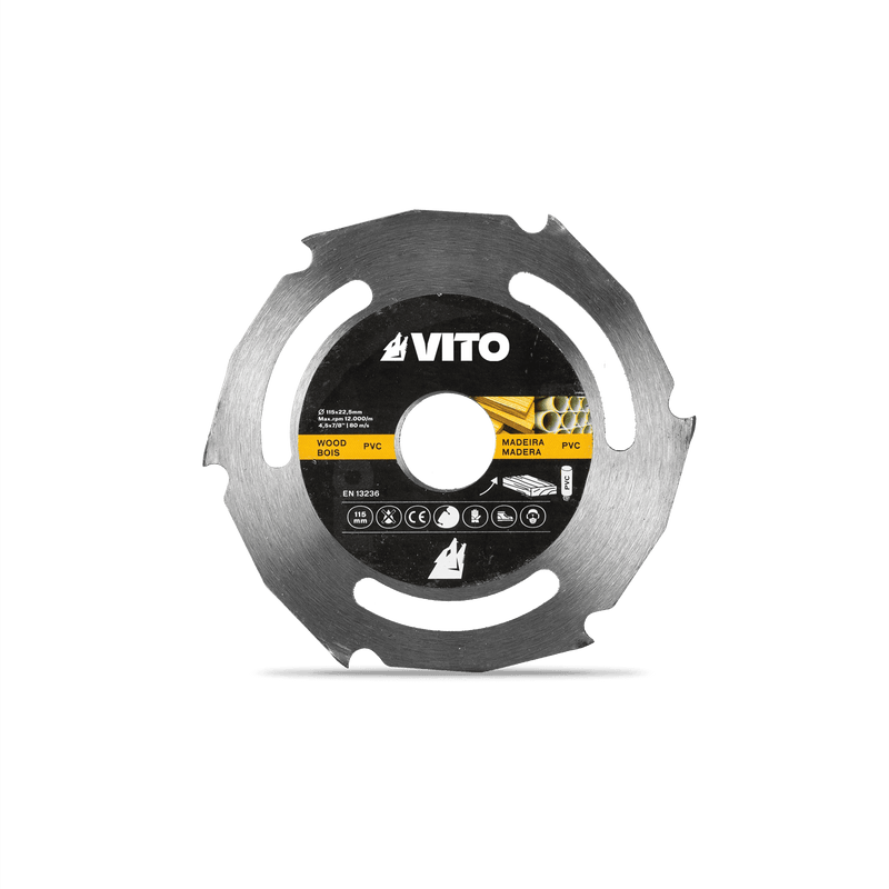 Vito (VIDM115) Disco de Corte para Madeira para Rebarbadora