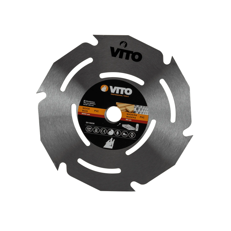 Disco de corte de madera Vito (VIDM115) para amoladora angular