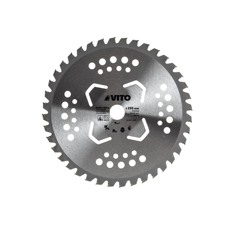 Vito (VIDPCE40) 40-Teeth Perforated Grass/Brush Cutting Blade