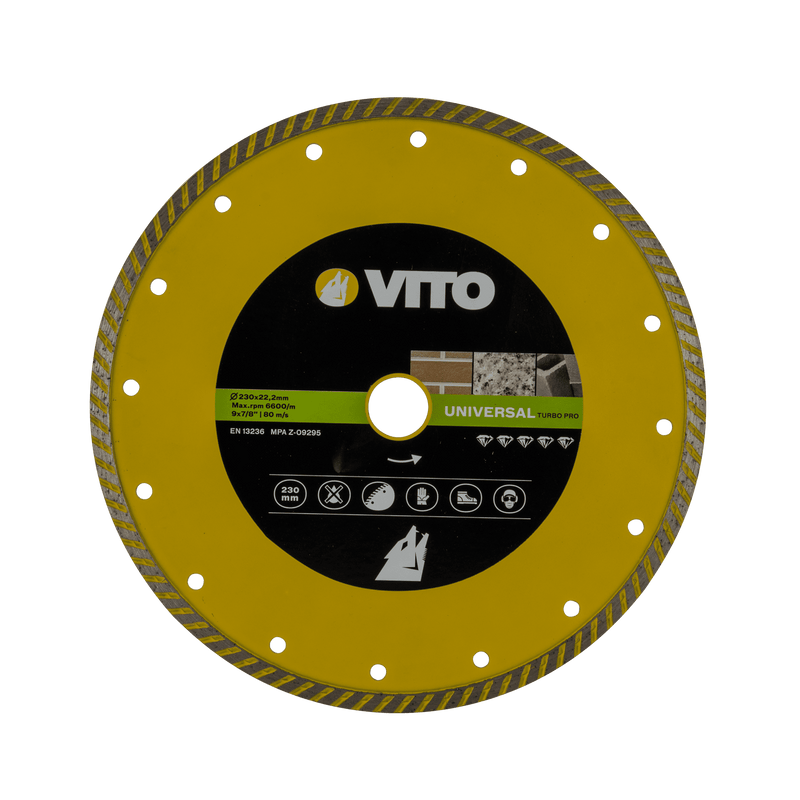 Vito (VIDT115P) Universal Turbo Diamond Disc Pro