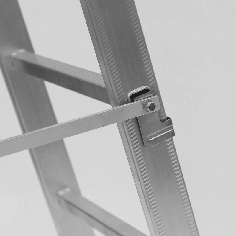 Vito (VIEDQ2) Square-Steps Double Extension Ladder