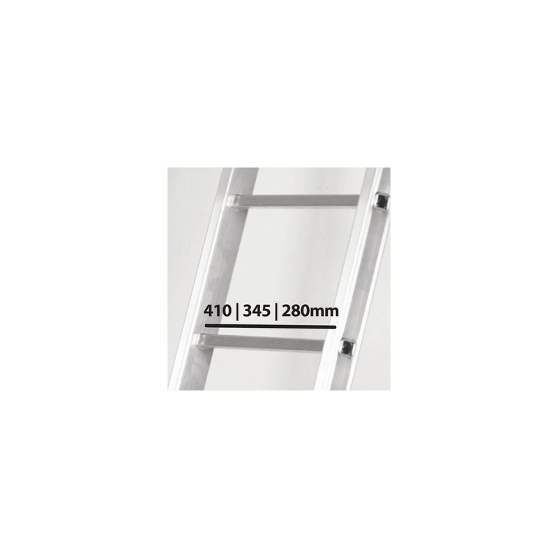 Escada extensível tripla Vito (VIEE3X3) Electra 3x3 M