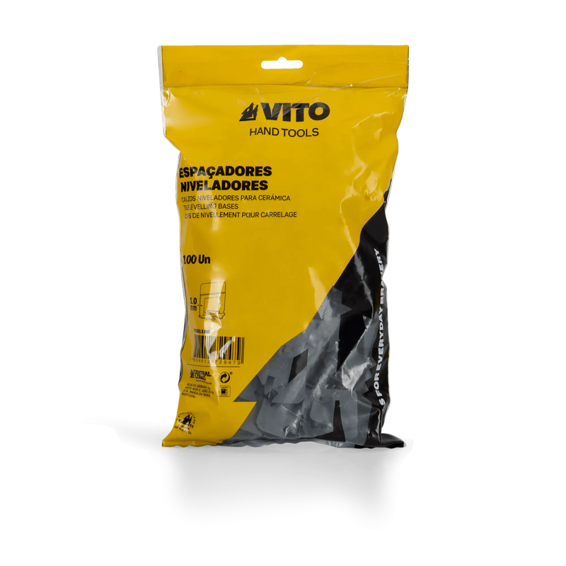 Bases de nivelamento de azulejos Vito (VIEN1100) - 100 unidades