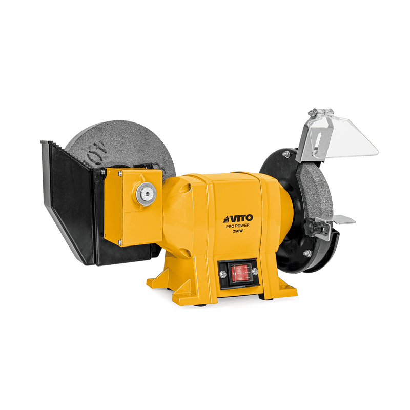 Vito (VIESC150200) Wet & Dry Bench Grinder 250W 150mm + 200mm