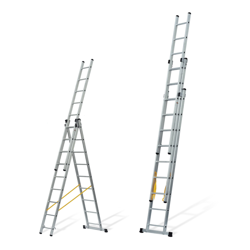 Vito (VIETQ2) Square-Steps Triple Extension Ladder 3x2 M