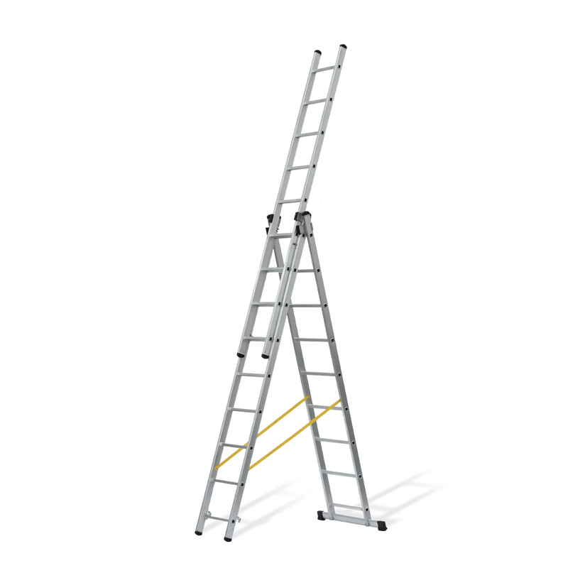 Vito (VIETQ2) Square-Steps Triple Extension Ladder 3x2 M
