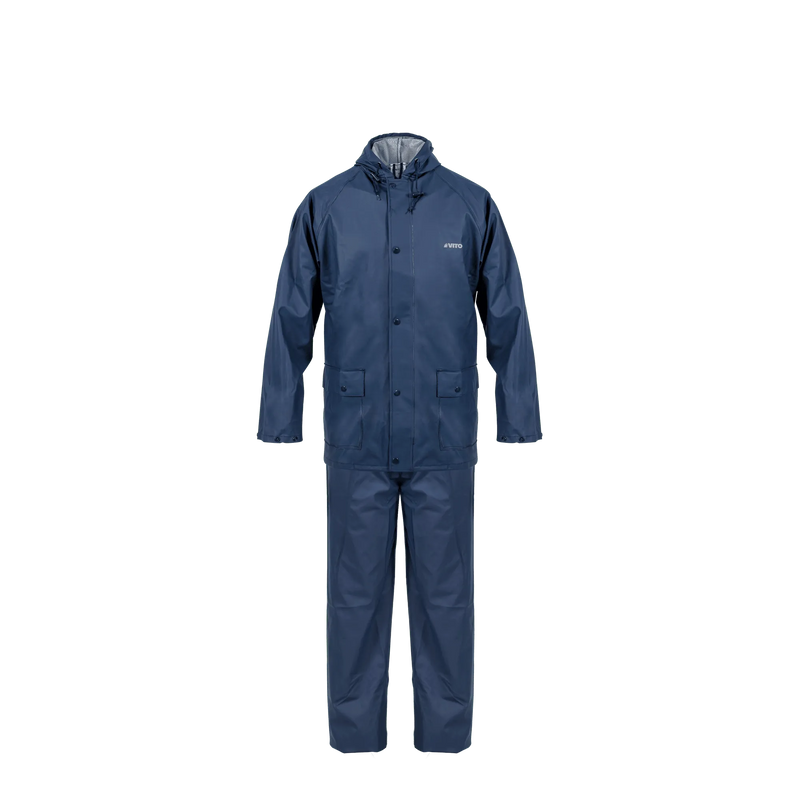 Vito (VIF100PUAL) 100% Pu Rainsuit Blue