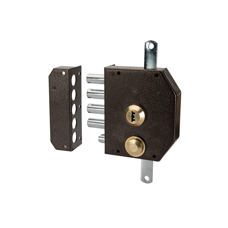 Fechadura de porta Vito (VIF9072E) com fecho de segurança 9072 esquerda