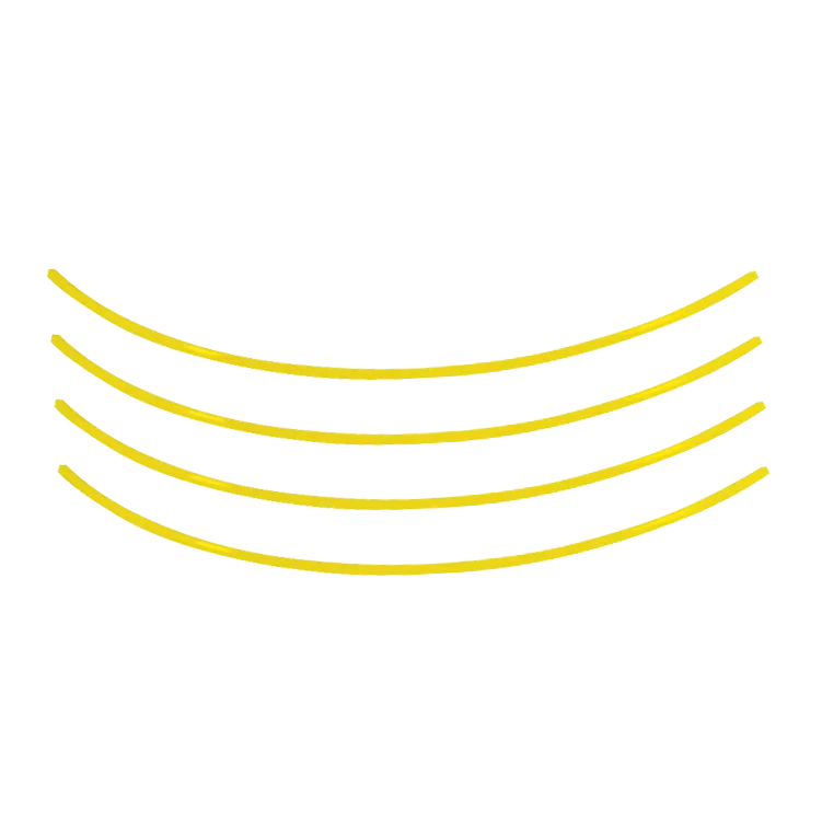 Vito (VIFRQ43) 4 Pieces Square Nylon Line Set Shape