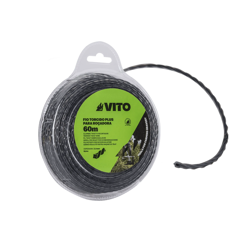 Hilo trenzado Vito (VIFRTP4015) de 4,0 mm Plus para desbrozadora