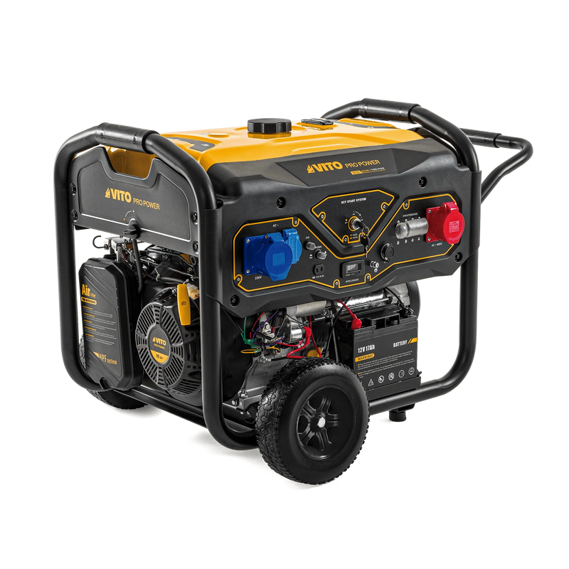 Gerador Gasolina Trifásico 6.5kVA Vito (VIG65TDP)
