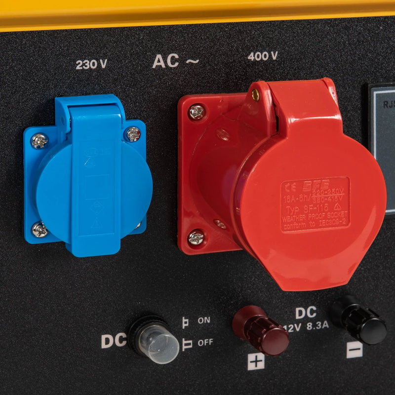 Vito (VIG8TRL) Three-Phase 8kva Generator W/ Electric Start Wheels And Handle