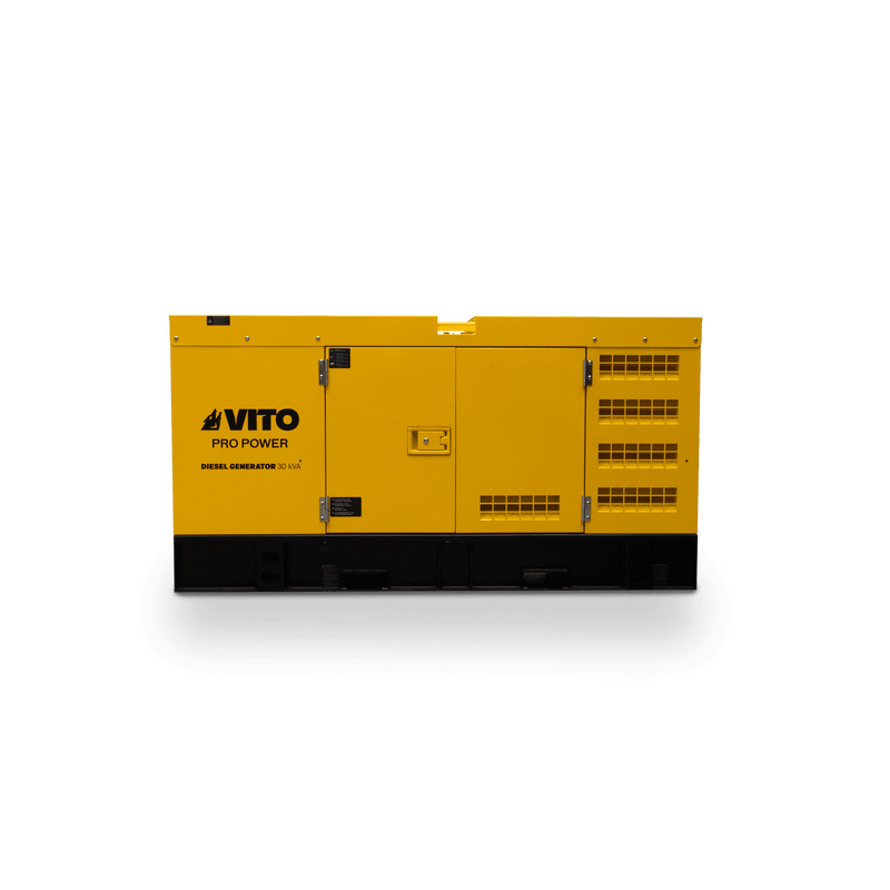 Gerador a diesel trifásico super silencioso Vito (VIGD30ST) de 30 kVA