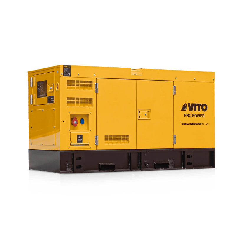 Gerador a diesel trifásico super silencioso Vito (VIGD40ST) de 40 kVA