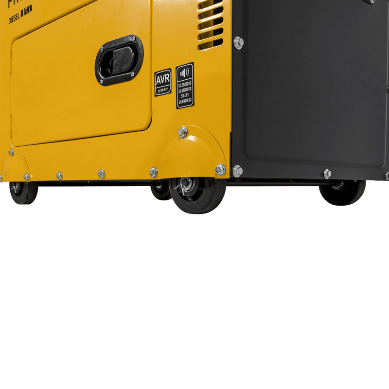 Gerador a diesel trifásico silencioso Vito (VIGD8ST) de 8 kVA