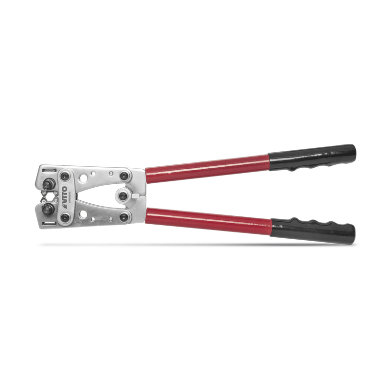 Alicate de cravação hexagonal para terminais de tubo Vito (VIHS0650) 6-50mm²