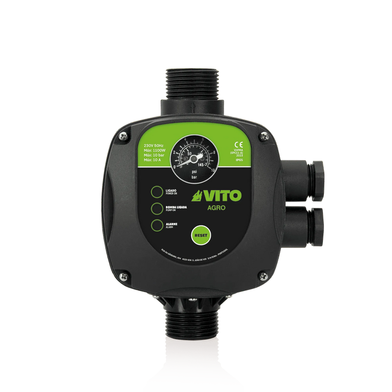 Vito (VIIPMA) Pressure Switch With Pressure Gauge