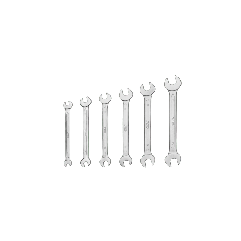 Conjunto de 6 chaves de bocas duplas Vito (VIJCB6)