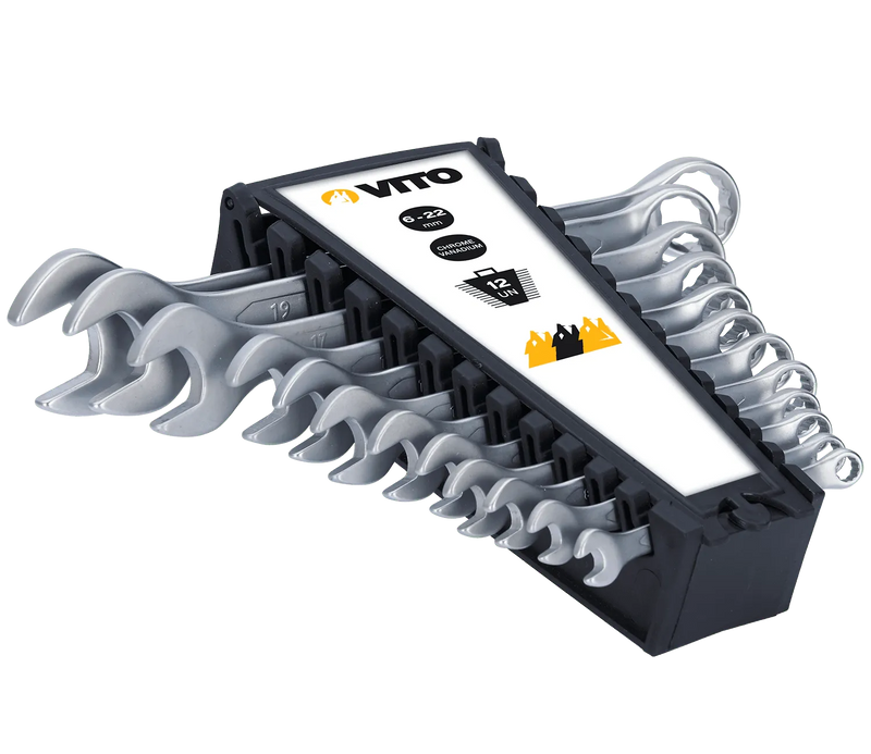 Conjunto de 12 chaves combinadas Vito (VIJCBL12)