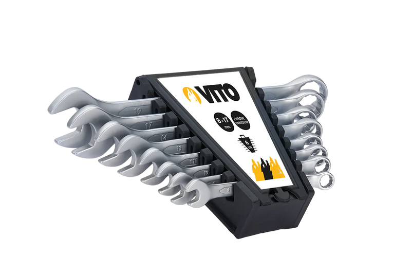 Conjunto de 6 chaves combinadas Vito (VIJCBL6)