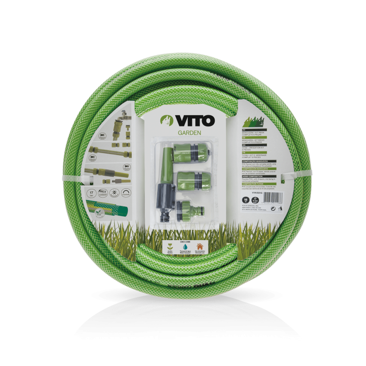 Kit de Rega Vito (VIK1215) com Mangueira 12mm - 1/2"