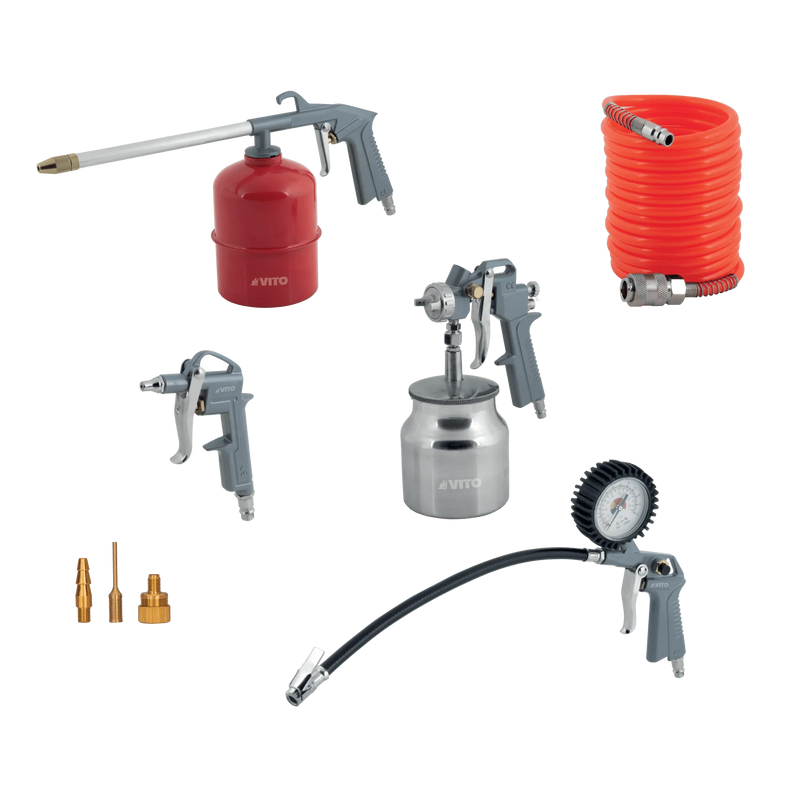 Vito (VIKITCO8) 8-Piece Air Tool Kit