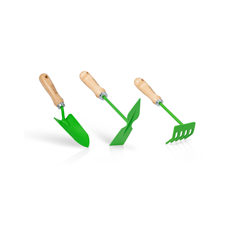 Juego de herramientas de jardín Vito (VIKJ3C) de 3 piezas en acero