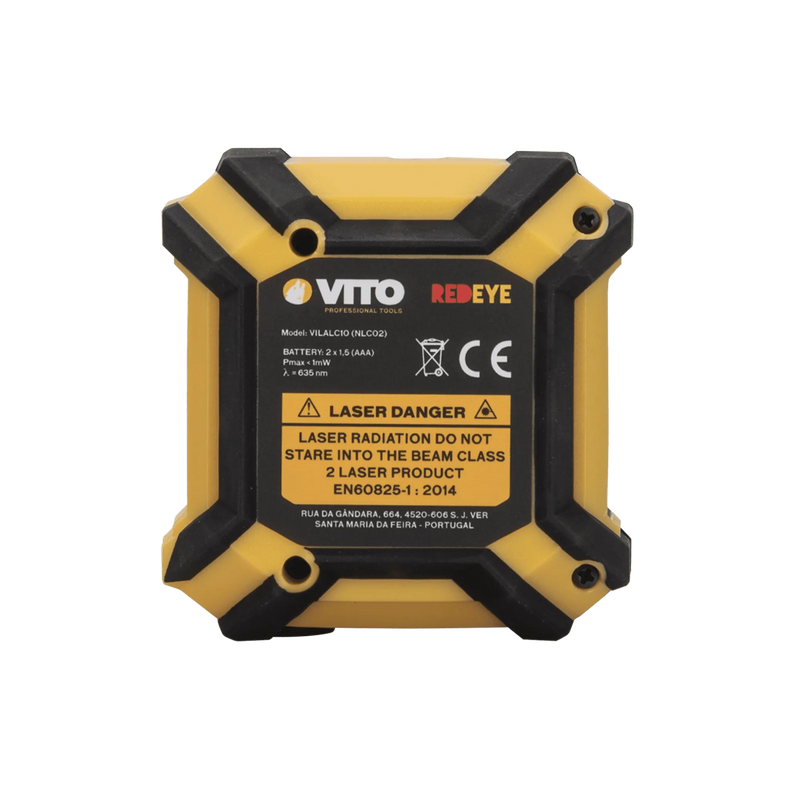 Vito (VILALC10) Self-Levelling Red Cross-Line Laser Level - 10m