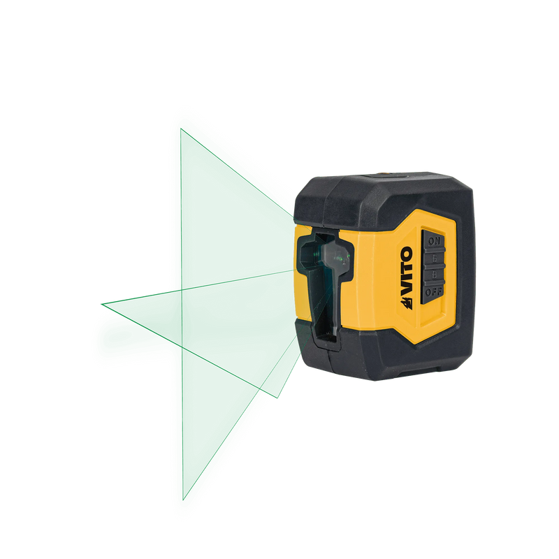 Nível laser autonivelante de linhas cruzadas verdes Vito (VILALC20V) - 20m