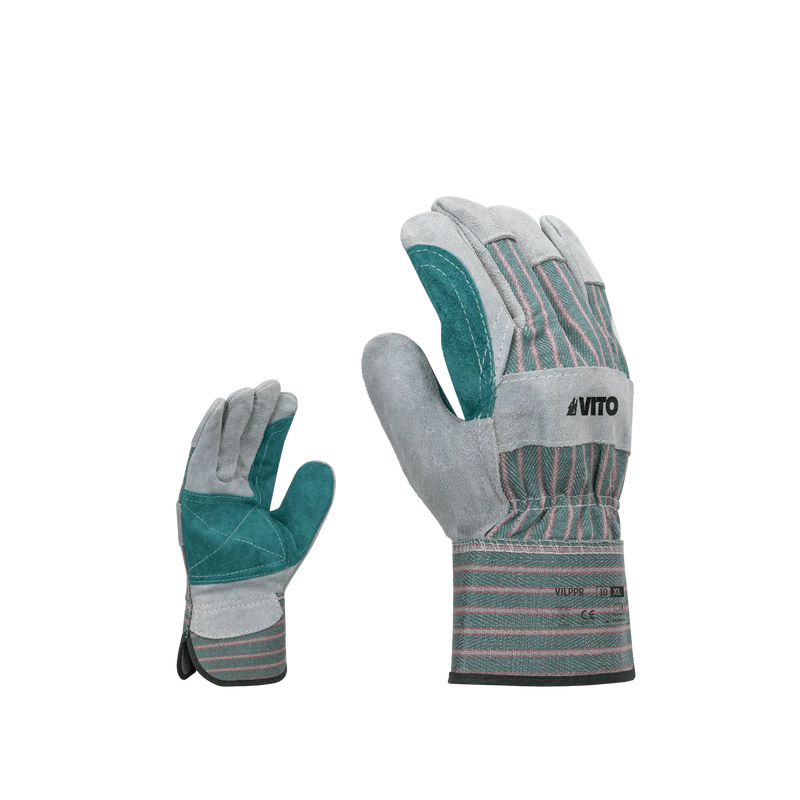 Luva em pele reforçada tipo americano Vito (VILPPR)