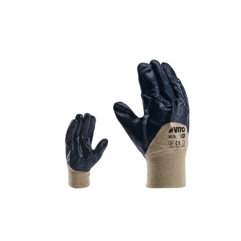 Guante de algodón recubierto de nitrilo Vito (VILTA)