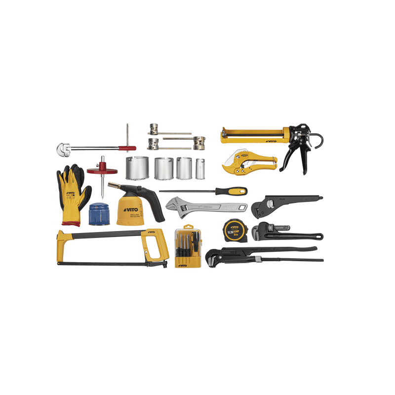 Vito (VIMCANAL) Plumber Tools Bag - 17 Pieces