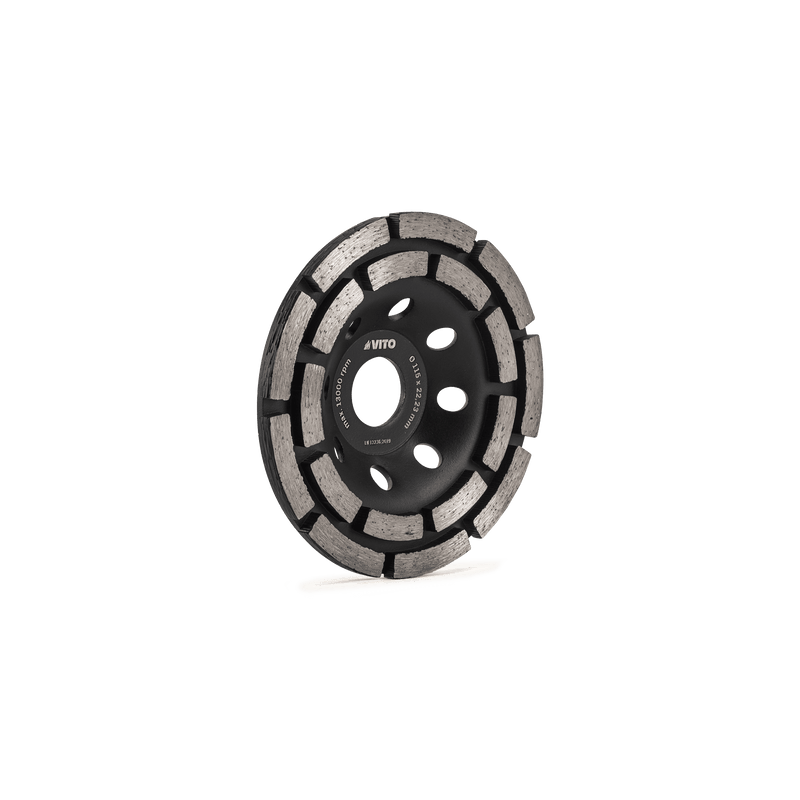 Vito (VIMDDDC115) Double Row Diamond Grinding CupWheel