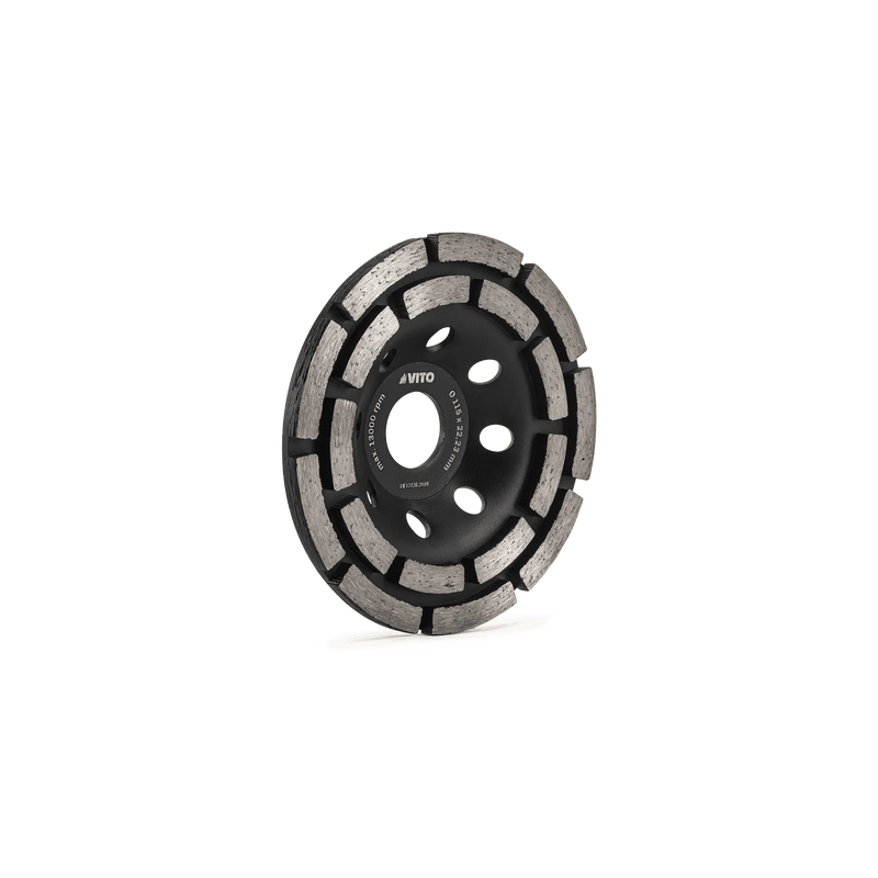 Disco de desbaste diamantado de dupla carreira Vito (VIMDDDC115)