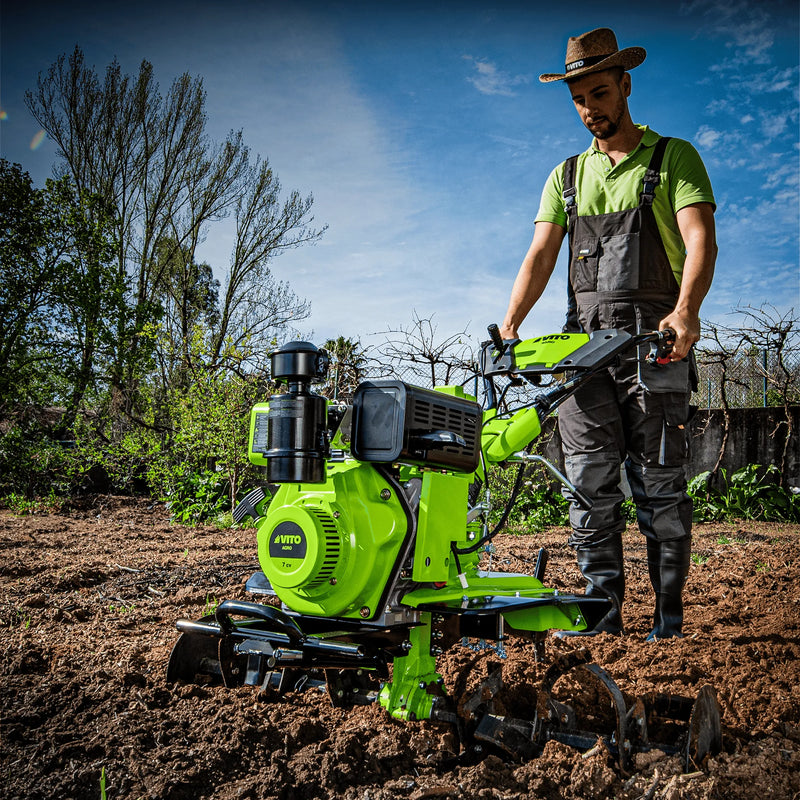 Motocultivador a diesel Vito (VIMEDTD7B) com transmissão direta - 7 cv