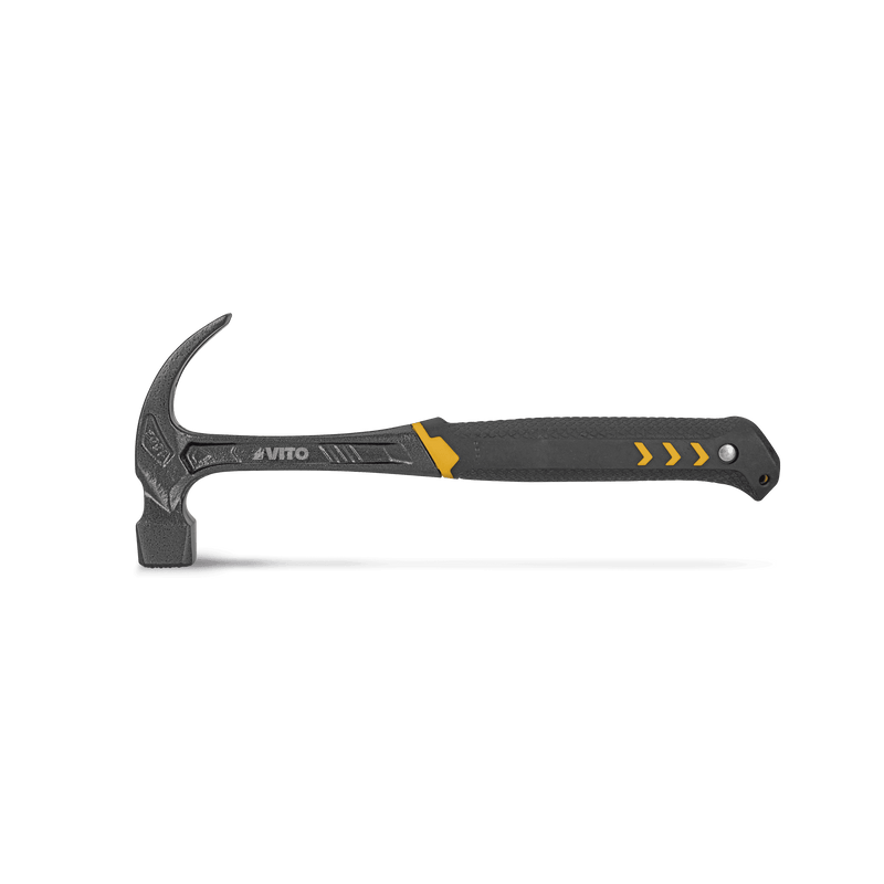 Vito (VIMM) Solid 1 Piece Claw Hammer with Bimaterial Handle