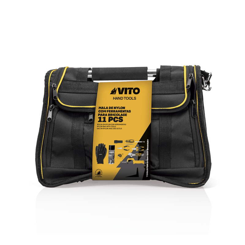 Vito (VIMNFB11) Nylon Bag with Diy Tools - 11 Pieces